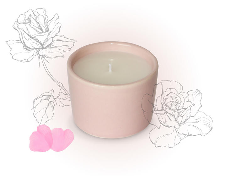 bougie-rose